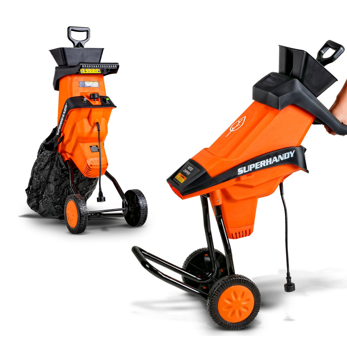 Electric Wood Chipper Lite 120V Corded SuperHandy SuperHandy