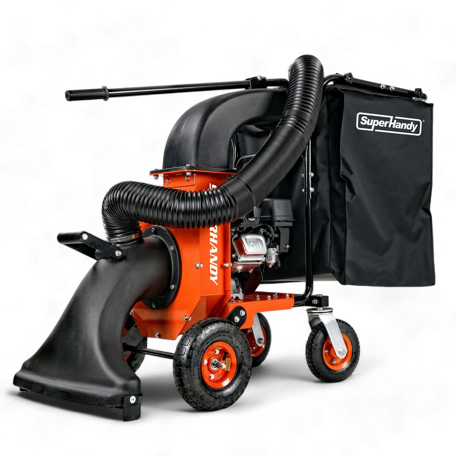 SuperHandy Leaf Vacuum & Wood Chipper - 7HP Engine, 10:1 Mulch Ratio, Max 2" Branches