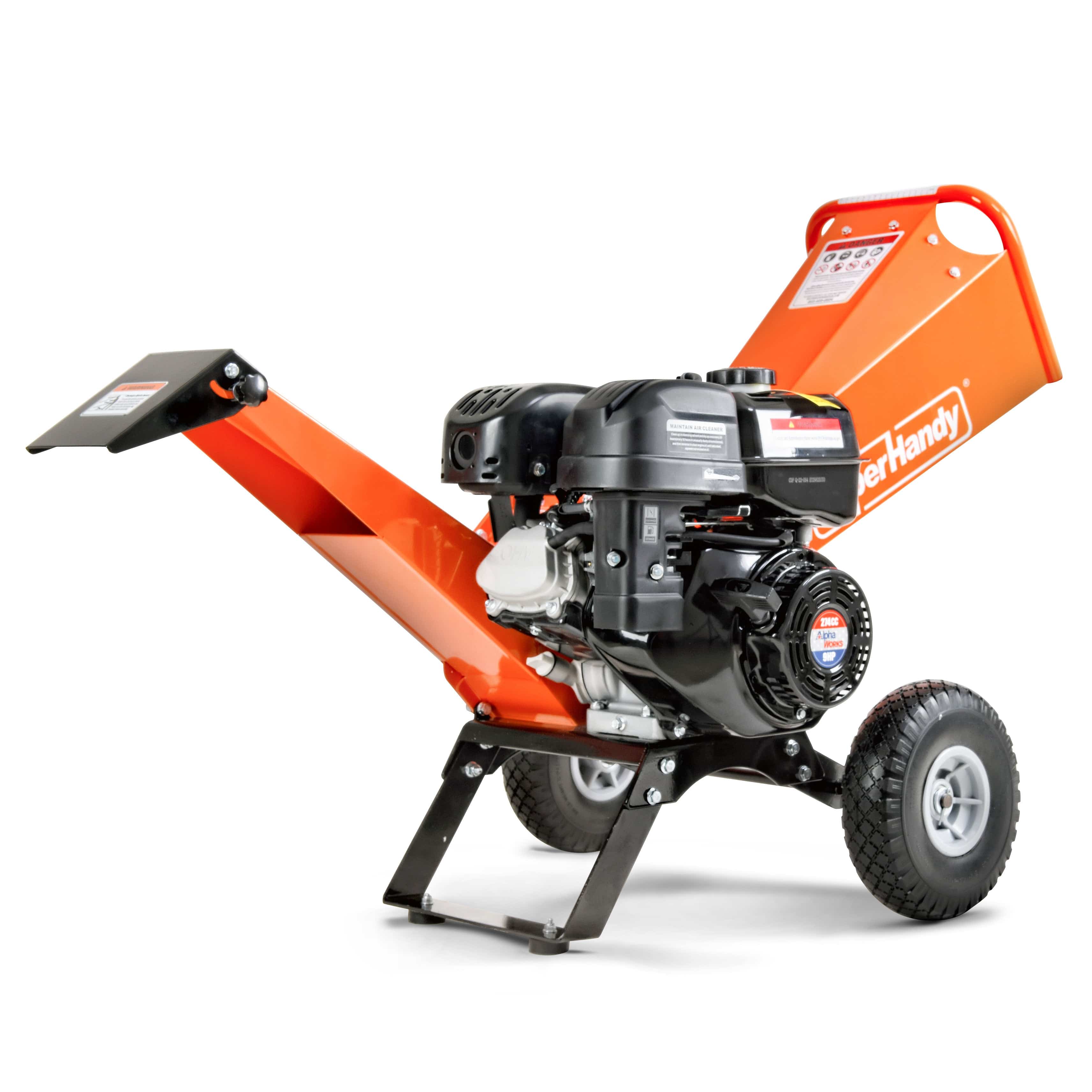SuperHandy 4-Inch Wood Chipper Shredder Mulcher – 9HP Gas-Powered