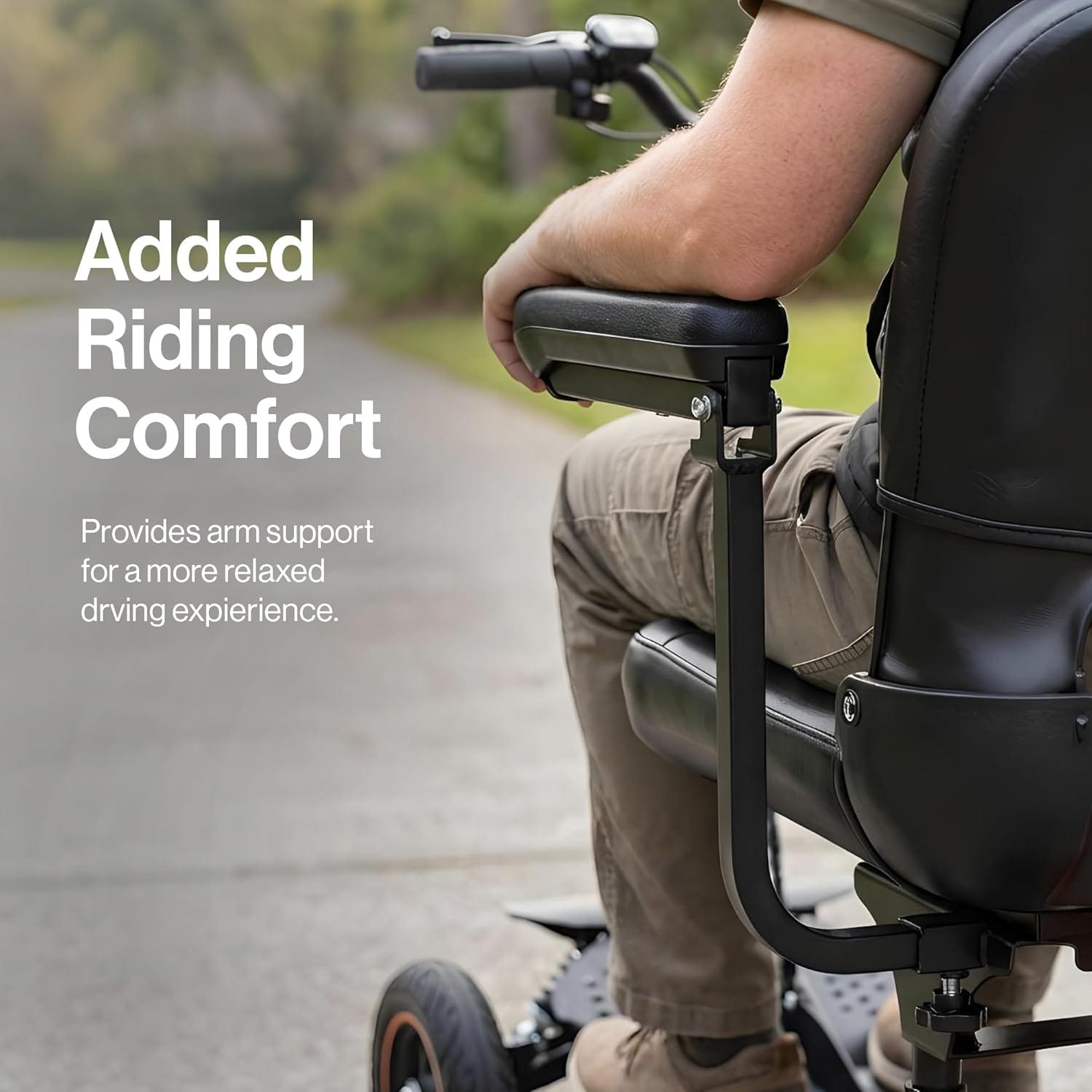 SuperHandy SuperHandy Adjustable Armrest Kit for Explorer GUT161 Mobility Scooter (2nd Gen)