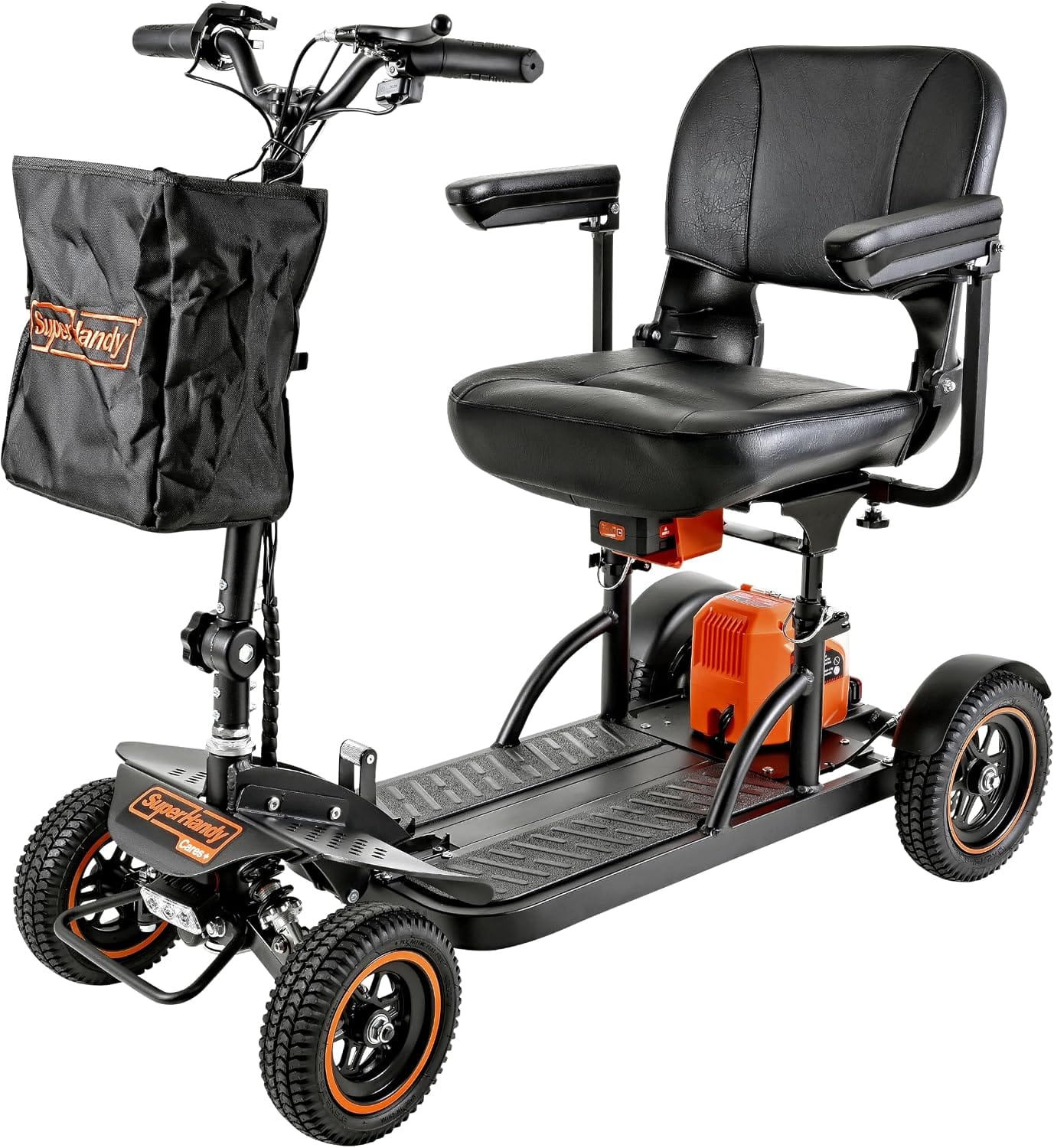 SuperHandy SuperHandy Explorer Prime 4-Wheel Mobility Scooter, Foldable All-Terrain Power Chair with Dual 48V Batteries & Aluminum Frame