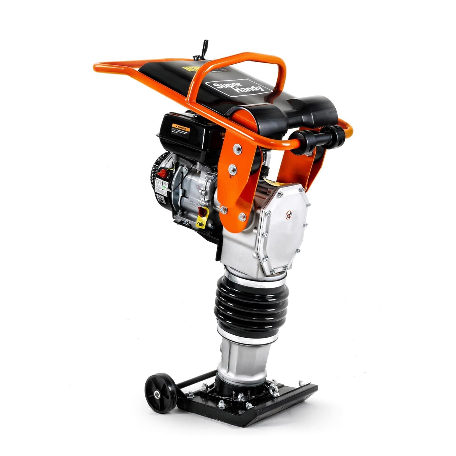 SuperHandy Tamping Rammer Pro - 7HP 209CC Gas Engine High Impact Soil Compaction